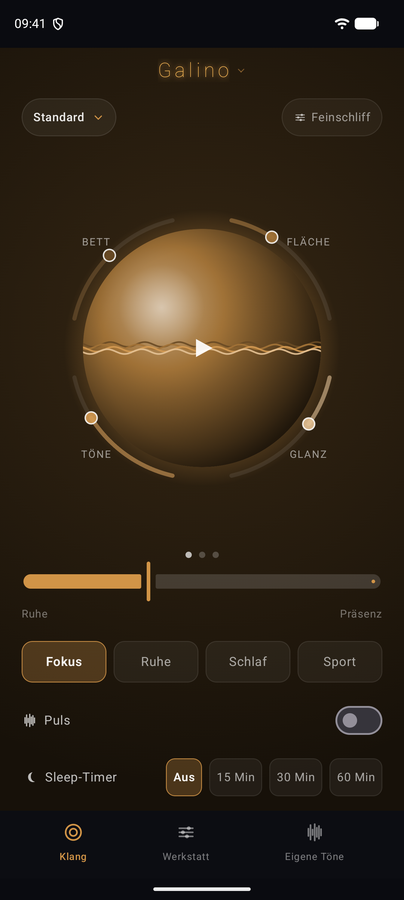 Galino für Android — Orb Fokus